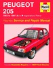 Thumbnail Peugeot 205 Petrol 1983-1997 Service and Repair Manual A-P