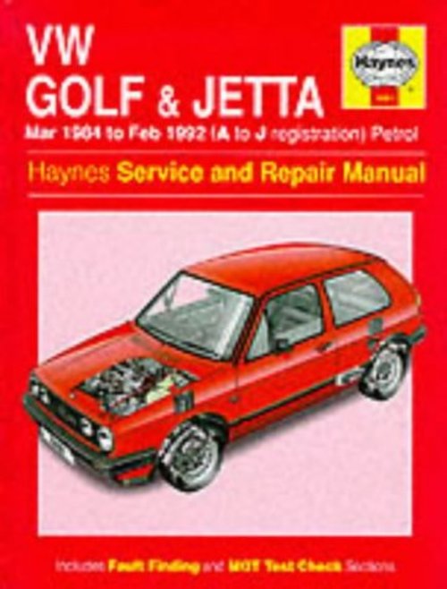 Product picture Volkswagen Golf and Jetta 84 to 92 Service and Repair Manual
